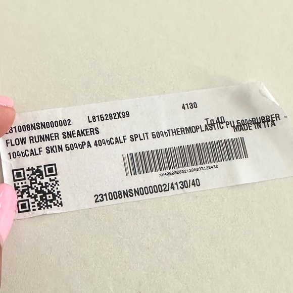 Loewe Women's Flow Logo Leather Trim Suede Sneaker - Pistachio Green 40 EU 10 US - Picture 3 of 15